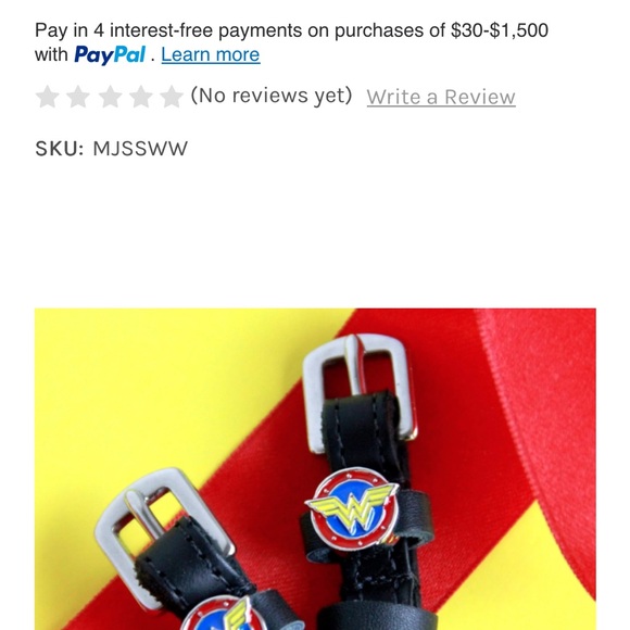 Black Leather Wonder Woman Spur Straps with Silver Spurs - Picture 2 of 2